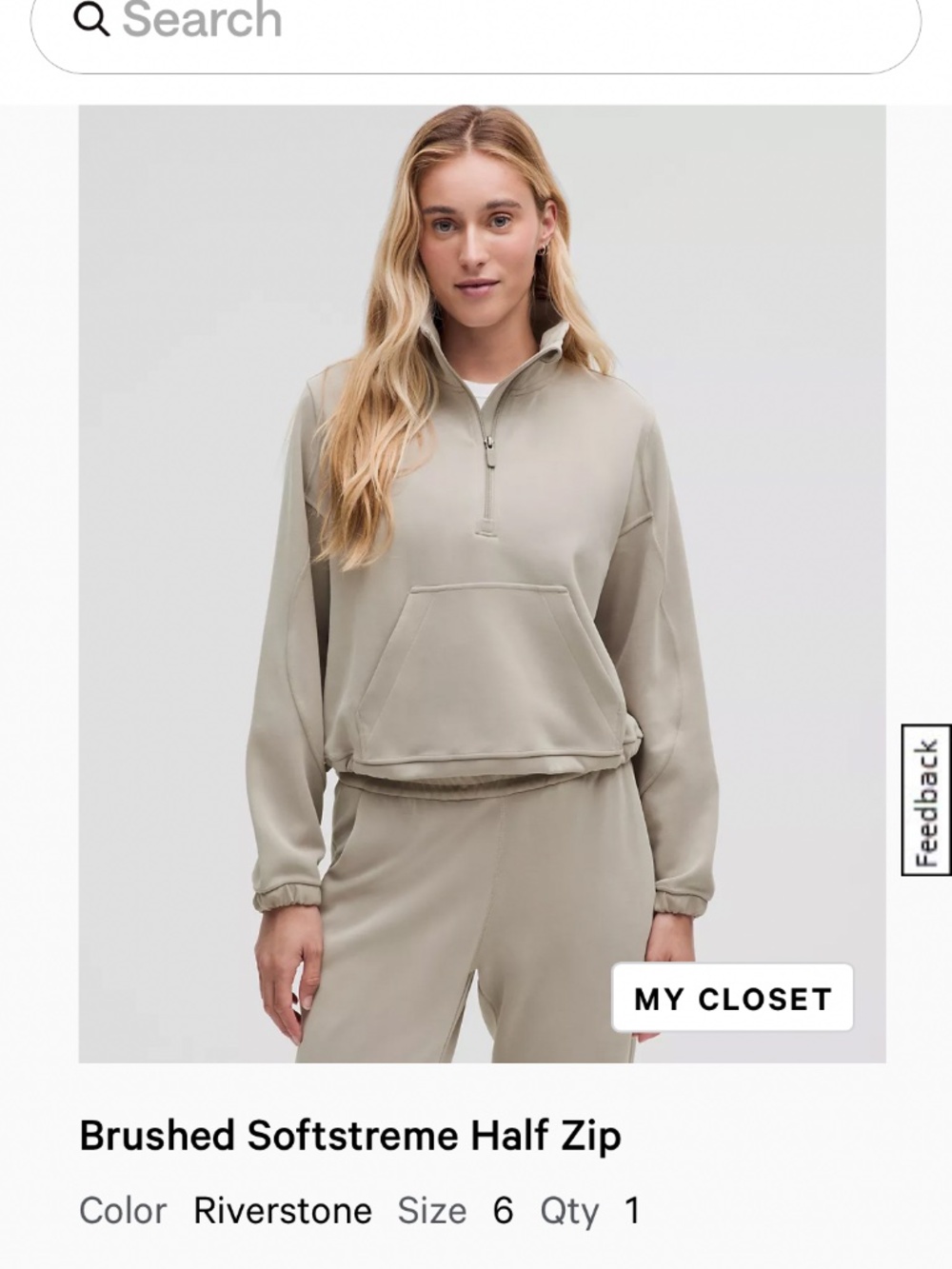 Lululemon Softstreme Pants and Quarter Zip